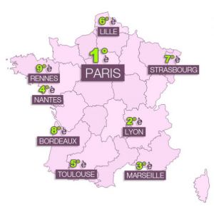 Quelles villes françaises sont les plus infidèles?